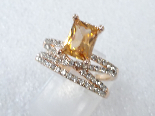 色石　指輪(15号)